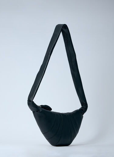Lemaire Small Croissant Shoulder Bag Black lem0360008