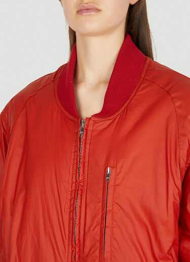 Isabel Marant Kayama Bomber Jacket Red ibm0250001