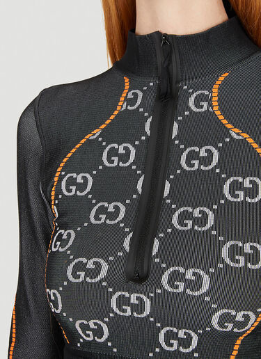 Gucci Logo Jacquard Track Top Black guc0250012