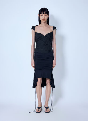 LN-CC® - KNWLS: Cu Midi Skirt - Black KNWLS Cu Midi Skirt Black knw0266020