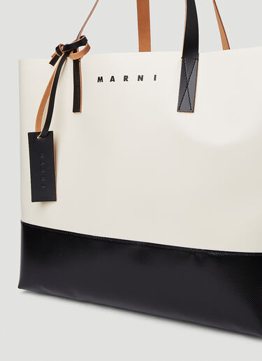 Marni Tribeca Shopping Tote Bag White mni0151030