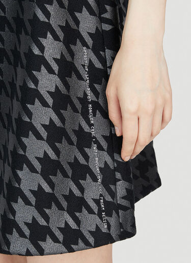 Houndstooth Mini Skirt 7 Moncler Fragment Houndstooth Mini Skirt Black mfr0254004