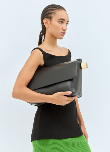 Le Grand Rond Carré Handbag Jacquemus Le Grand Rond Carré Handbag Black jac0258068