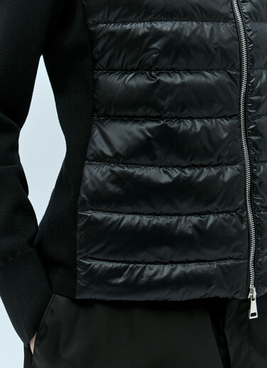 Moncler 衬垫拉链开衫 黑色 mon0255041