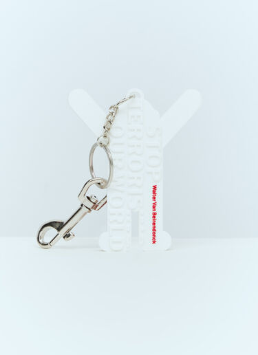 Walter Van Beirendonck Logo Key Ring Red wlt0156028