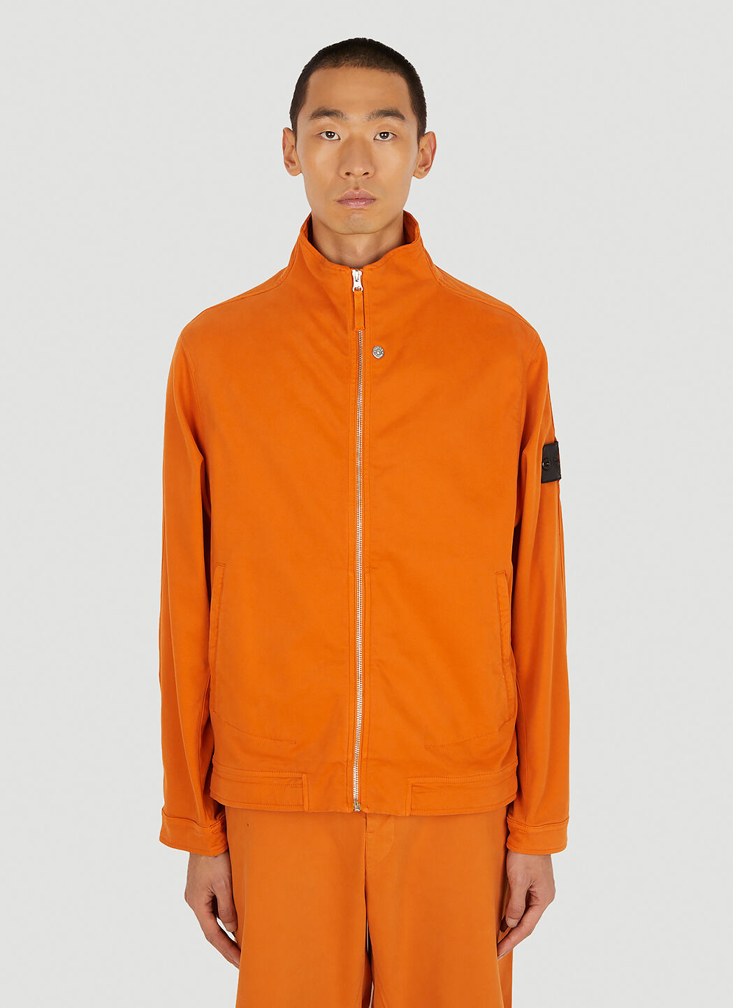 Stone island hotsell orange jacket