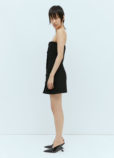 Gucci Tweed Mini Dress Black guc0255005