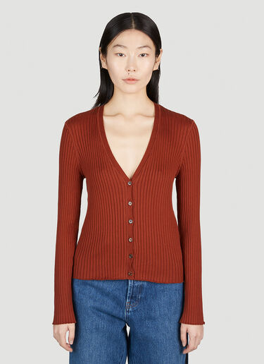 Shanya V 领开衫 A.P.C. Shanya V 领开衫 酒红色 apc0251005