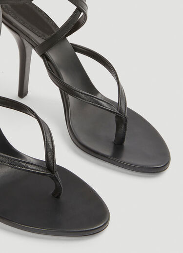 Off-White Zip Tie Multi-Strap Sandals Black ofw0240018