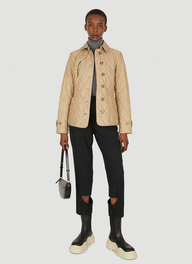 Burberry Fernleigh 绗缝夹克 米色 bur0248015