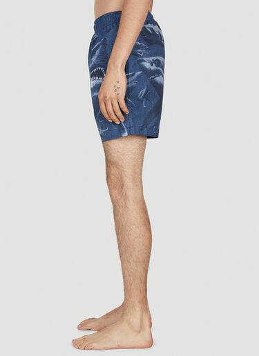 Burberry Shark Print Swim Shorts Blue bur0152041