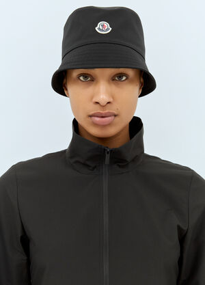 Alexander Wang Logo Patch Bucket Hat Black awg0259013