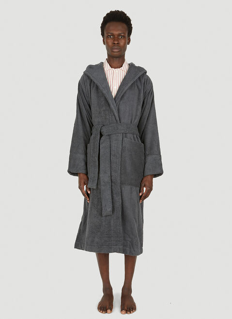 Tekla Hooded Bath Robe Purple tek0355004
