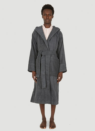 Hooded Bath Robe Tekla Hooded Bath Robe Grey tek0349011