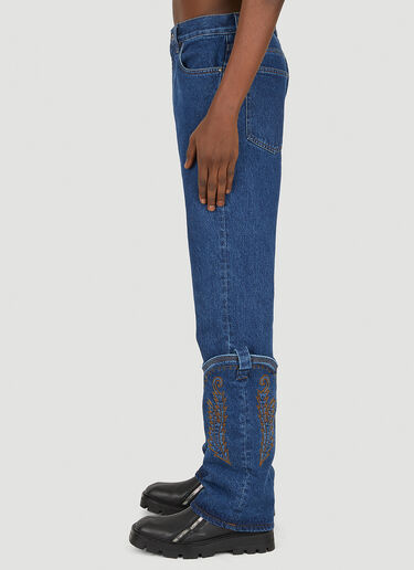 Y/Project Cowboy Cuff Jeans Blue ypr0349006