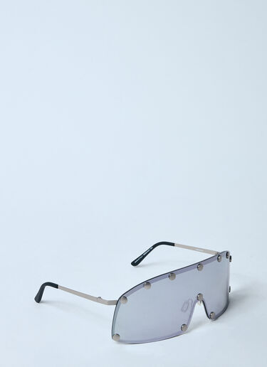 Rick Owens Performa Shielding Sunglasses Silver ric0359001