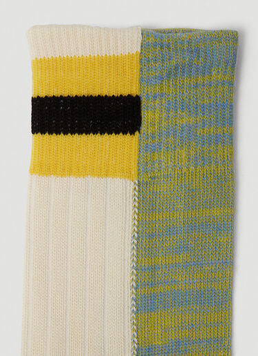 Marni Colour Block Socks Beige mni0150024
