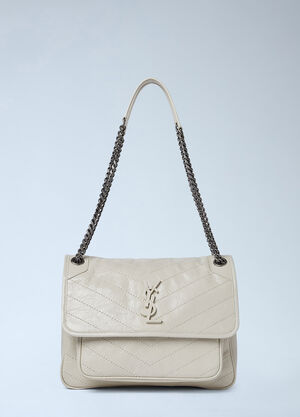 Saint Laurent Medium Niki Shoulder Bag Beige sla0249175