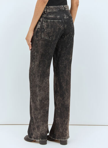 Acne Studios 印花长裤 黑色 acn0258013