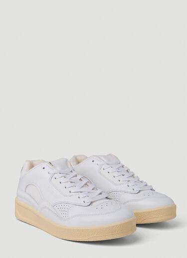 Jil Sander Basket Lo Sneakers White jil0251046