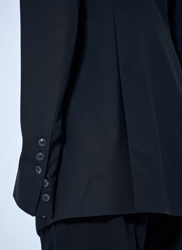LN-CC® - Rick Owens: Extreme Soft Blazer - Black Rick Owens Extreme Soft Blazer Black ric0265001