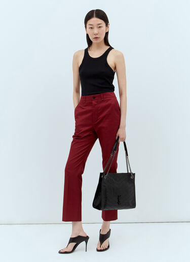 Saint Laurent Bridget 90 Lex Sandals Brown sla0256011