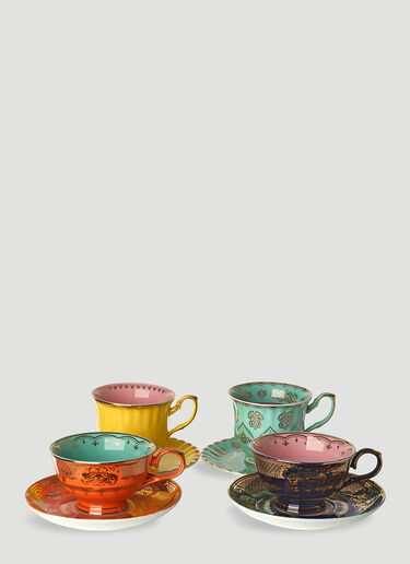 Set of Four Grandpa Tea POLSPOTTEN Set of Four Grandpa Tea Multicoloured wps0690113