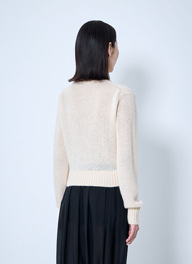 Chloé Logo Motif Sweater White chl0260042