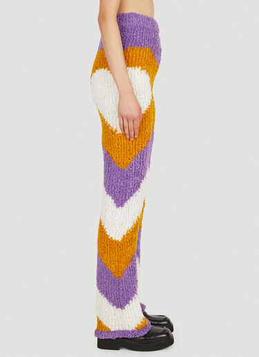 Marco Rambaldi Heart Knit Pants Purple mra0250001