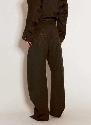 Kiko Kostadinov Apollinaire Pants Brown kko0256001