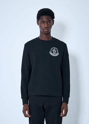 Moncler ロゴモチーフスウェットシャツ  ブラック mon0160027