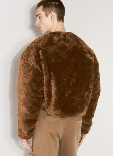 Entire Studios Furry Jacket Brown ent0155006