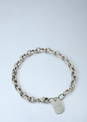 Saint Laurent Peaked Chain Bracelet Silver sla0164042