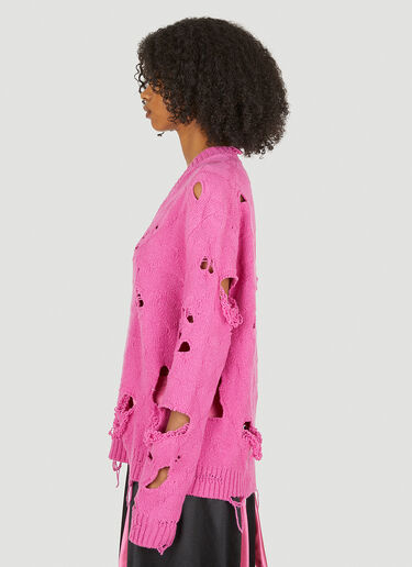 Meryll Rogge 브로큰 하트 디스트레스트 스웨터 핑크 rog0250011
