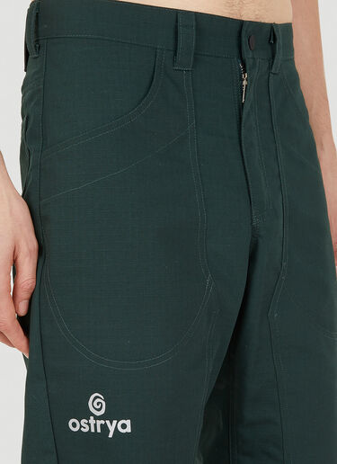 Ostrya 格子布长裤 绿 ost0150009