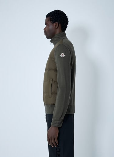 Quilted Cardigan Moncler Quilted Cardigan Green mon0162035