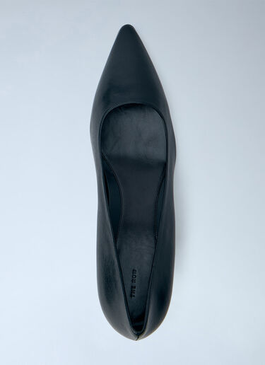 LN-CC® - The Row: Liisa Wedge Heels - Black The Row Liisa Wedge Heels Black row0265021