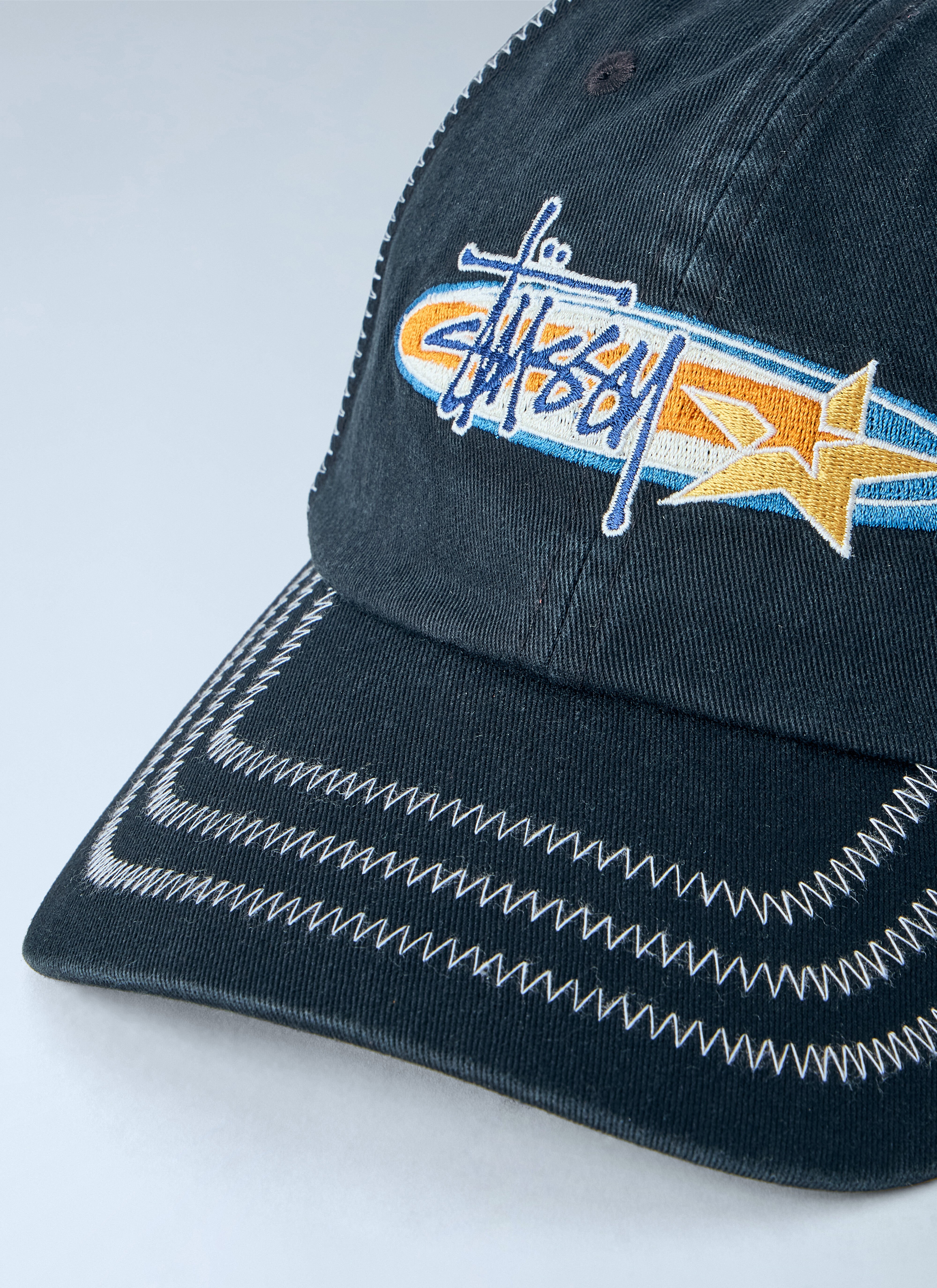 Stüssy Men's' Oval Star Cap in Black | LN-CC®
