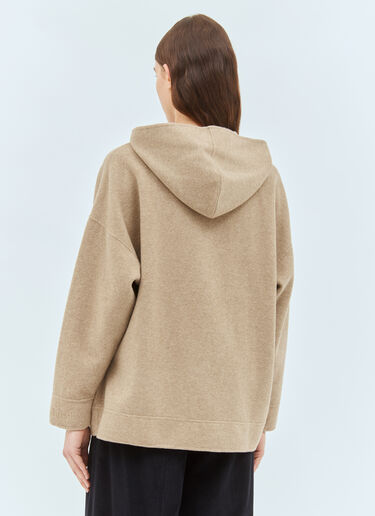 Max Mara 오버사이즈 울 & 캐시미어 맨투맨 베이지 max0258012