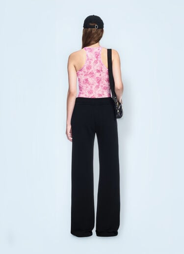 Off-White Off Stamp Roses Mesh Tank Top Pink ofw0260062