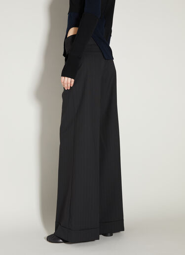 MM6 Maison Margiela Pinstripe Pants Black mmm0253013