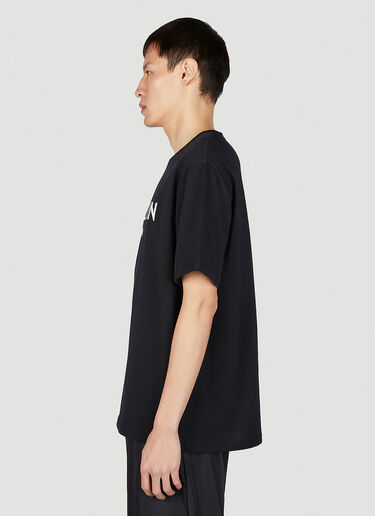 Balmain 徽标印花 T 恤 黑色 bln0151003