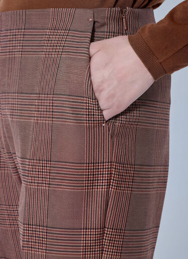 LN-CC® - Max Mara: Tailored Check Trousers - Camel Max Mara Tailored Check Trousers Camel max0266019