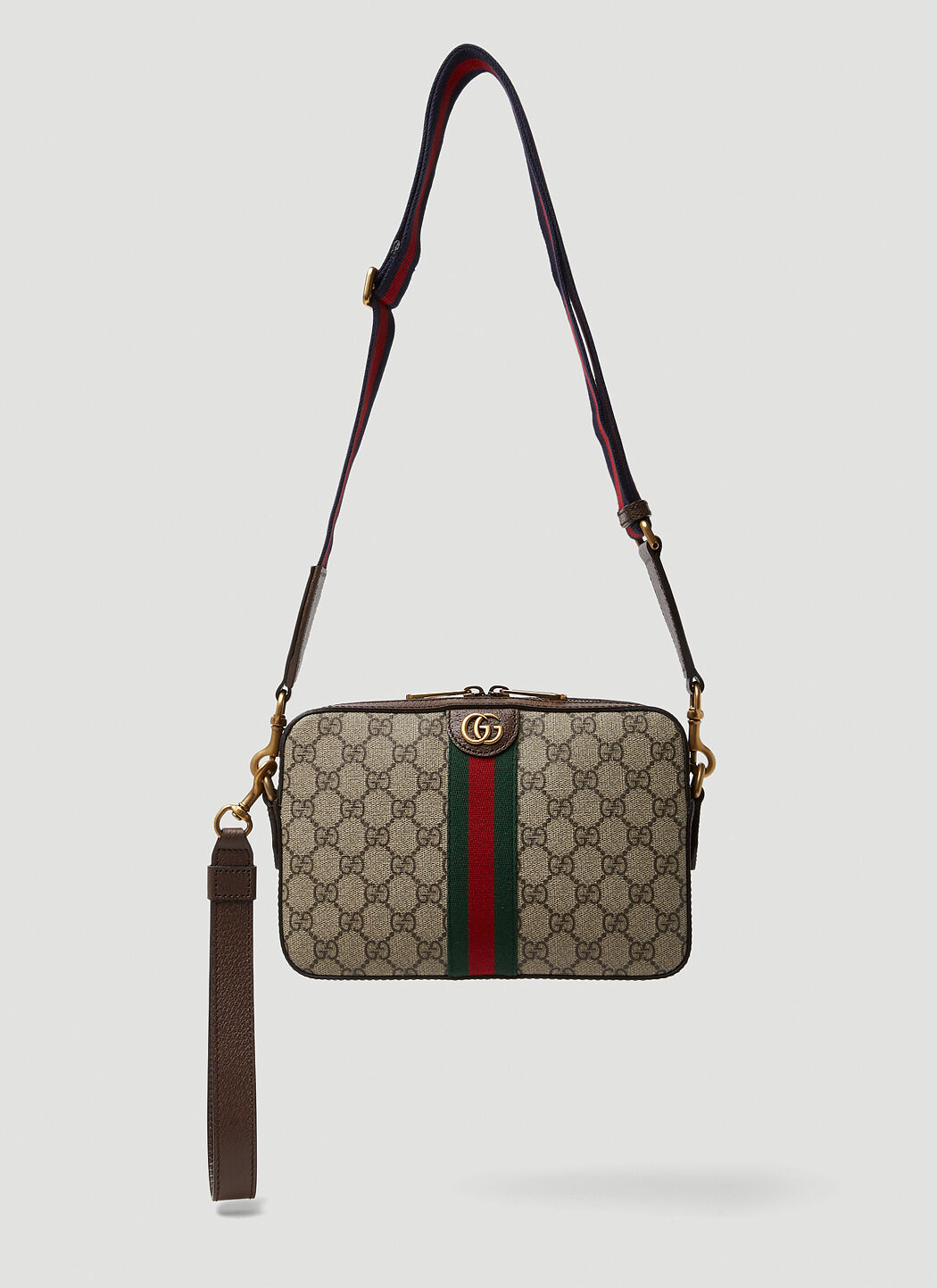Gucci Women s Ophidia Square Shoulder Bag in Brown LN CC