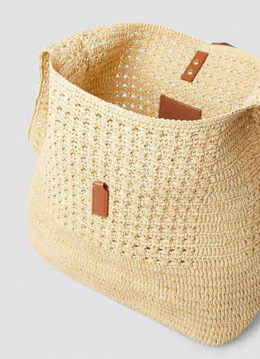 Woven Hobo Shoulder Bag Saint Laurent Woven Hobo Shoulder Bag Beige sla0247171