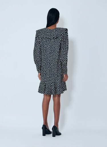Chloé Polka-Dot Mini Dress Black chl0263027