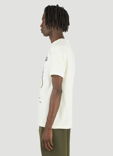 Saintwoods 로고 티셔츠 베이지 swo0146012