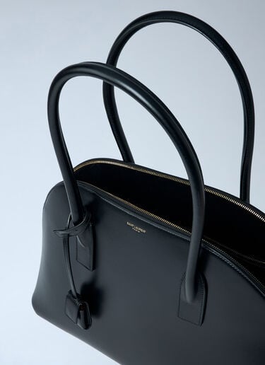 Leather Bowling Bag Saint Laurent Leather Bowling Bag Black sla0262042