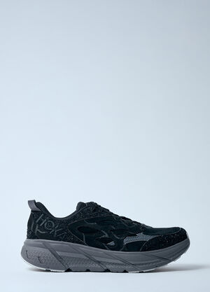 HOKA Clifton L Suede Sneakers Black hok0359004