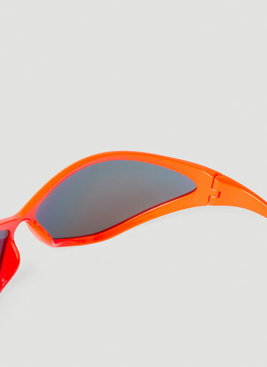 Balenciaga 0285S 90s Oval Sunglasses Orange bal0152085